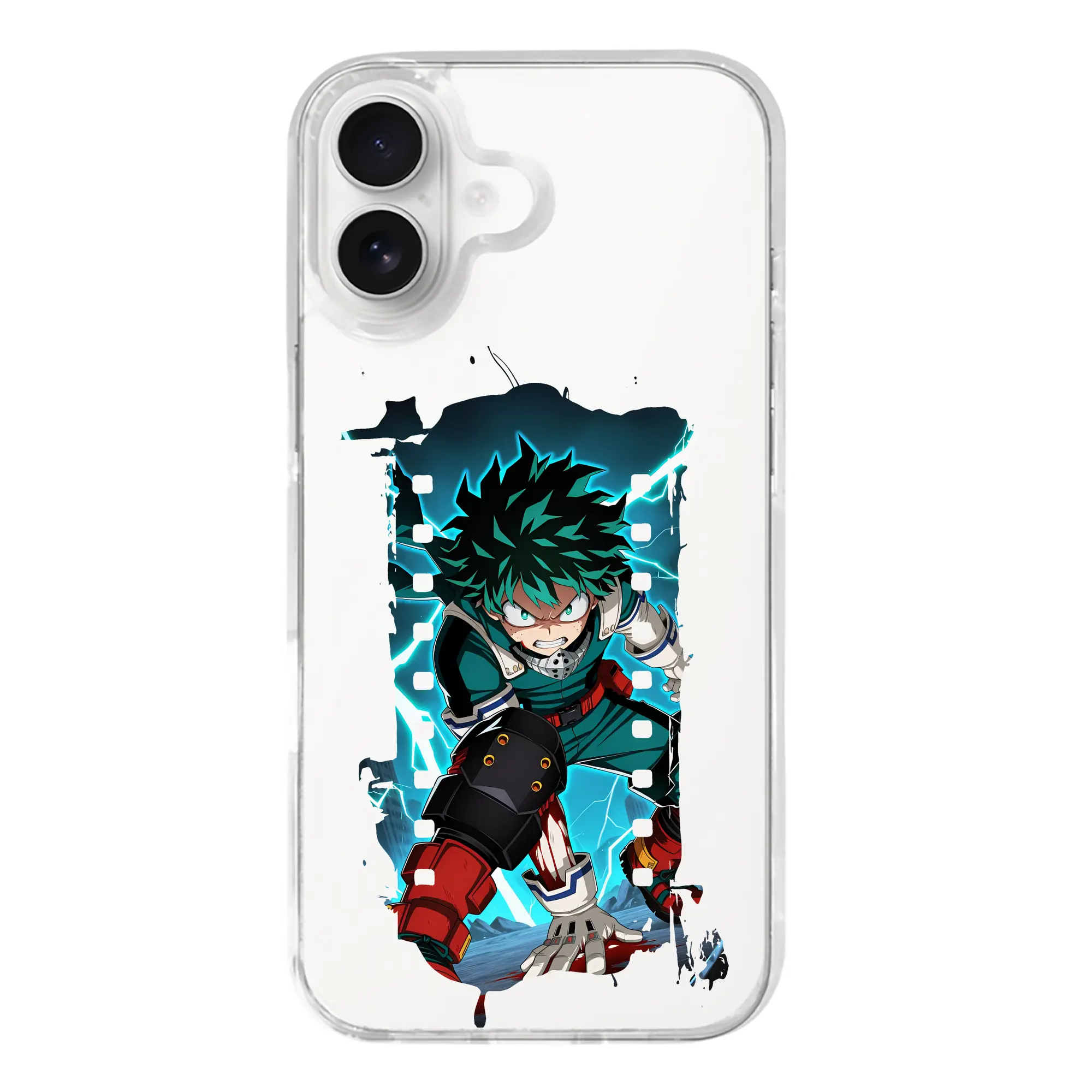 僕のヒーローアカデミア グッズ,緑谷出久 - iPhone 17シリーズ 透明スマホケース – 薄型・耐衝撃・精密フィット保護カバー